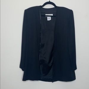 JR‎ NITES black open blazer